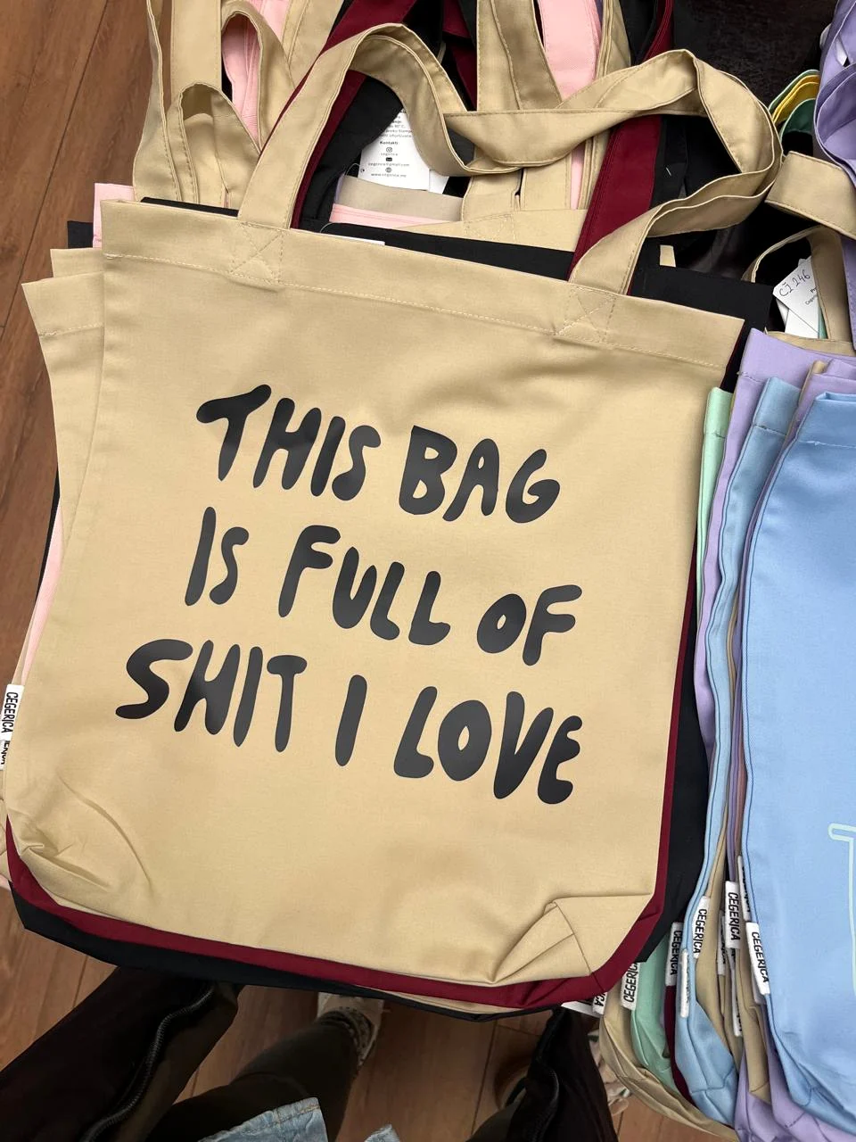 THIS BAG IS FULL OF SHIT I LOVE